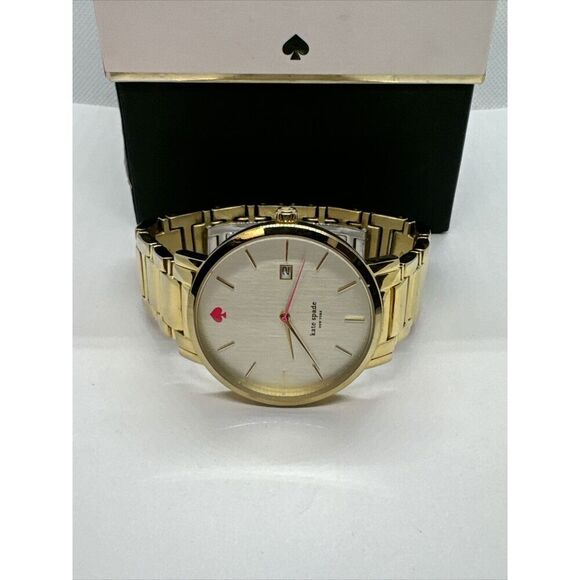 Kate Spade Gramercy 0009 Women\'s Gold Stainless Steel Analog Dial Watch JNA146 main image 10